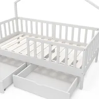 VitaliSpa Hausbett Justus Weiß 80 x 160 cm 2