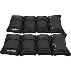 Gorilla Sports Gewichtsmanschetten 2er Set Schwarz 10 kg