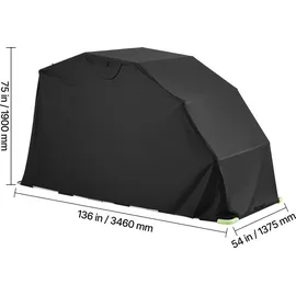 Vevor Motorrad Zeltgarage 3460x1375x1900 mm