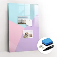 Tulup Magnettafel, Mehrfarbig, Glas, 60x40x0.4 cm, Dekoration, Magnettafeln &