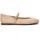 PIKOLINOS Carmona Damen Ballerinas | Leder | Schnallenverschluss | Silber - 39 EU