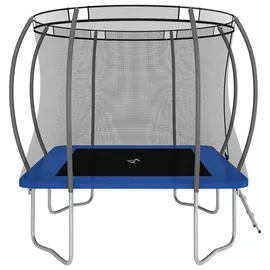 vidaXL Trampolin Set 335 x 244 cm inkl. Sicherheitsnetz blau