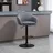 Homcom Barhocker 54 x 54 x 92-112 cm Dunkelgrau