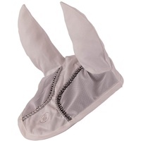 BR Fliegenmütze Glamour Chic Fliegenohren Fliegenhaube Weiß Full
