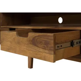 MASSIVMOEBEL24.DE Malmö 2 TV-Lowboard 180x48 cm Braun Holz