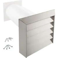 IKM Rundrohr Mauerkasten Edelstahl