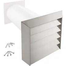 IKM Rundrohr Mauerkasten Edelstahl