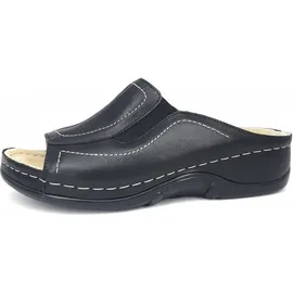 Berkemann Isabella, schwarz, Glattleder, Pantolette Weite G 1105-926 42 1/2 - Schwarz - 42,5