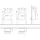Villeroy & Boch Waschtischunterschrank 1 Tür 34 x 51,4 x 20,2 cm Beige