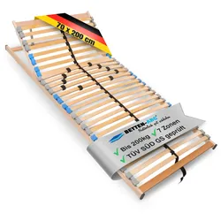 MaDeRa 7-Zonen-Lattenrost – 3 verschiedene Ausführungen, zur Selbstmontage, TÜV SÜD GS geprüft