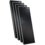 4x Wolf Hochleistungs-Sonnenkollektor TopSon F3-1, 9,2 m2, schwarzgrau