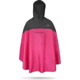 normani Regenponcho Regenponcho Cherrapunji Fahrradponcho mit Kapuze - 12000 mm Wassersäule - 3MTM-Reflektor braun|schwarz S/M