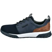 Bugatti Herren Low-Top Sneaker, Männer Halbschuhe, Wechselfußbett,Strassenschuhe,Freizeitschuhe,Turnschuhe,Laufschuhe,dunkelblau (4100),43 EU / 8.5 UK