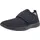 Fischer Hausschuhe Schwarz 47