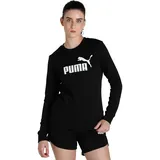 Puma Essentials Logo Crew TR Sweatshirt Damen 01 black XS