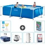 Rechteckiger Frame Pool - 300x200x75 Cm - 7-teilig  S155