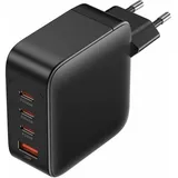 Vention FEIB0-EU, GaN-Wandladegerät 4 Ports), PD 140 W, Schwarz
