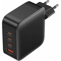 Vention FEIB0-EU, GaN-Wandladegerät 4 Ports), PD 140 W, Schwarz