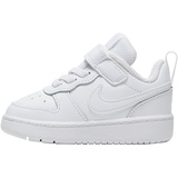 Nike Court Borough Low 2 (TDV) Sneaker, White/White-White, 26