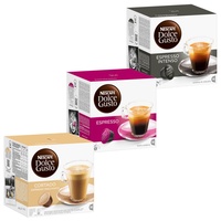 Nescafé DOLCE GUSTO Fortissimo Set Kaffee 3 Sorten Espresso 48 KAPSELN