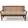 Beautissu Bankauflage 180 x 50 x 10 cm beige 1 St.
