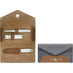 Twinox Maniküre-Zubehör im Filz-Etui 3 El.