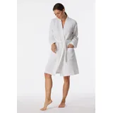SCHIESSER Elegant Bademantel Weiss M