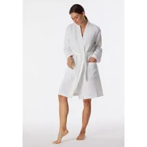 SCHIESSER Elegant Bademantel Weiss M