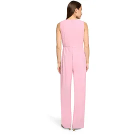 Vera Mont Overall "Damen mit Volant", Damen, Gr. 36, Normalgrößen, rosa (peony blush), Crêpe, Obermaterial: 95% Polyester, 5% Elasthan. Futter: 100% Polyester, figurbetont, V-Ausschnitt, Overalls Overall