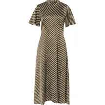 Comma, A-Linien-Kleid Gemustert Grün 34