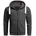 Alessandro Salvarini Sweatjacke ALESSANDRO SALVARINI ASVinzent S 48 grau dunkelgrau Obermaterial 65 Baumwolle 35 Polyester Sweatjacken Sweatjacke warmer Hoodie