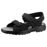 Sandale JOMOS "Mobila" Gr. 42, schwarz Herren Schuhe Riemchensandale, Sommerschuh, Klettschuh, Outdoorschuh mit Fußbett