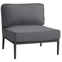 Cane-Line Gartensofa-Modul Conic, Aluminium Grau