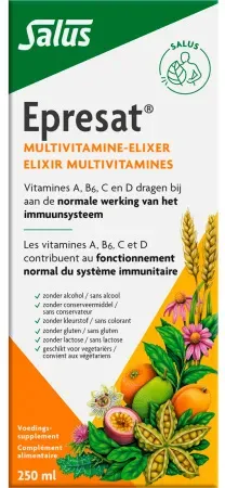 Salus Epresat Multivitamin Energetikum Tonikum Elixier Glasflasche 250ml