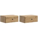 vidaXL Nachttisch Artisan-Eiche 49 x 34,5 x 20 cm