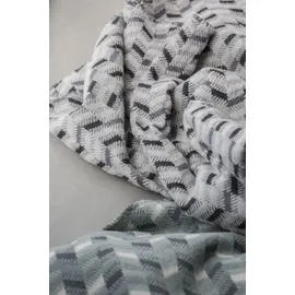 David Fussenegger Wohndecke Deco 'Grafik' grau