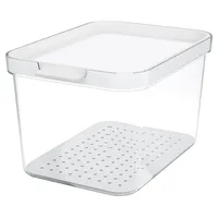 Rotho Frischhaltedose Cauma transparent weiß 19,6 cm 2,15 l