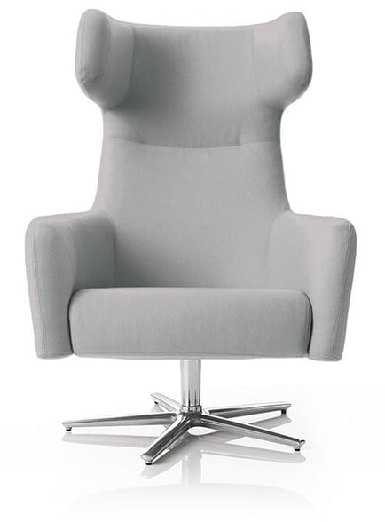 Softline Drehsessel Havana Swivel grau, Designer busk+hertzog, 113x79x90 cm