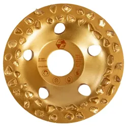 Eibenstock Hartmetall-Frässcheibe grob 100mm (Gold) für Sanierungsfräse EPF 200-3, für Gipsputz abrasiver Sandender Putz