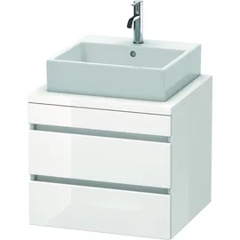 Duravit Waschtischunterschrank 2 Schubkästen 60 x 54,8 cm Grau/Weiß Matt