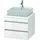 Duravit Waschtischunterschrank 2 Schubkästen 60 x 54,8 cm Grau/Weiß Matt