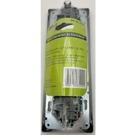 ChiliTec Milos 3-fach Unterputz Steckdose Anthrazit 3 St.