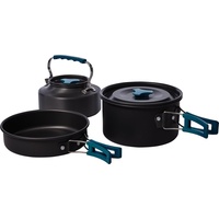 Mc Kinley McKINLEY Unisex – Erwachsene Kochgeschirr Cooking Set Anodized Geschirr, schwarz, OneSize