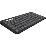 Logitech Pebble Keys 2 K380s, Graphite - Minimalistische kabellose Tastatur