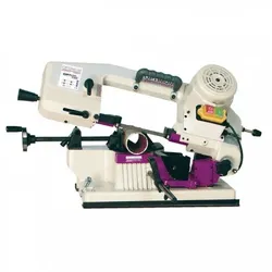 MUSTERSÄGE NEU ! Optimum OPTIsaw S 100G + Sägeband, Schwenkrahmen-Metallbandsäge für Gehrungsschnitte
