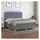 vidaXL Boxspringbett 180 x 200 cm Dunkelgrau