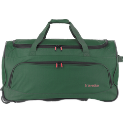 travelite BASICS FRESH Rollenreisetasche Dunkelgrün