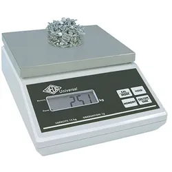 WEDO 50 7012, Waagen zur gewerblichen Nutzung, 12 kg, Hellgrau, 1 g, Edelstahl,