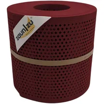 zaunzu® Sichtschutz Rille Gelocht Diamant Muster 2600 x 100 cm Bordeauxrot