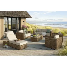 Möbel Kraft Couch 2-Sitzer braun